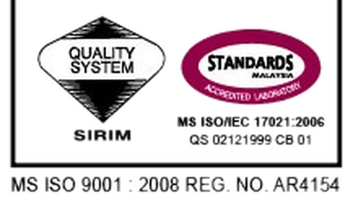 SIRIM Quality System, Standards Malaysia accredited laboratory — MS ISO/IEC 17021:2006